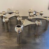 Set of 5 nagel s22 modular candlesticks vintage 1970