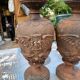 Pair of Cast Iron Fire Pots 1900: Charleville - Mézières