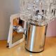 Glass and chrome metal wall lights Targetti 1970