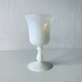 Antique white opaline vase