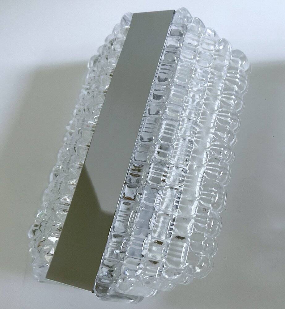 Pair  Vintage glass sconces from Kaiser