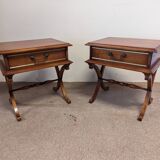 Pair of directoire bedside tables