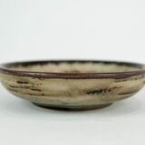 Stoneware bowl in brown colors, no.: 21567 by Gerd Bøgelund for Royal Copenhagen