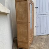 Parisian wardrobe art deco wood brut