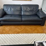 MAILLOL 3-seater sofa and 2 armchairs in leather - by DUVIVIER