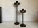 Pair of large Memphis candlesticks from the 1980s.