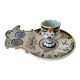 Geo Martel egg service Desvres no. 1687 – Lambrequin decoration