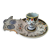 Geo Martel egg service Desvres no. 1687 – Lambrequin decoration