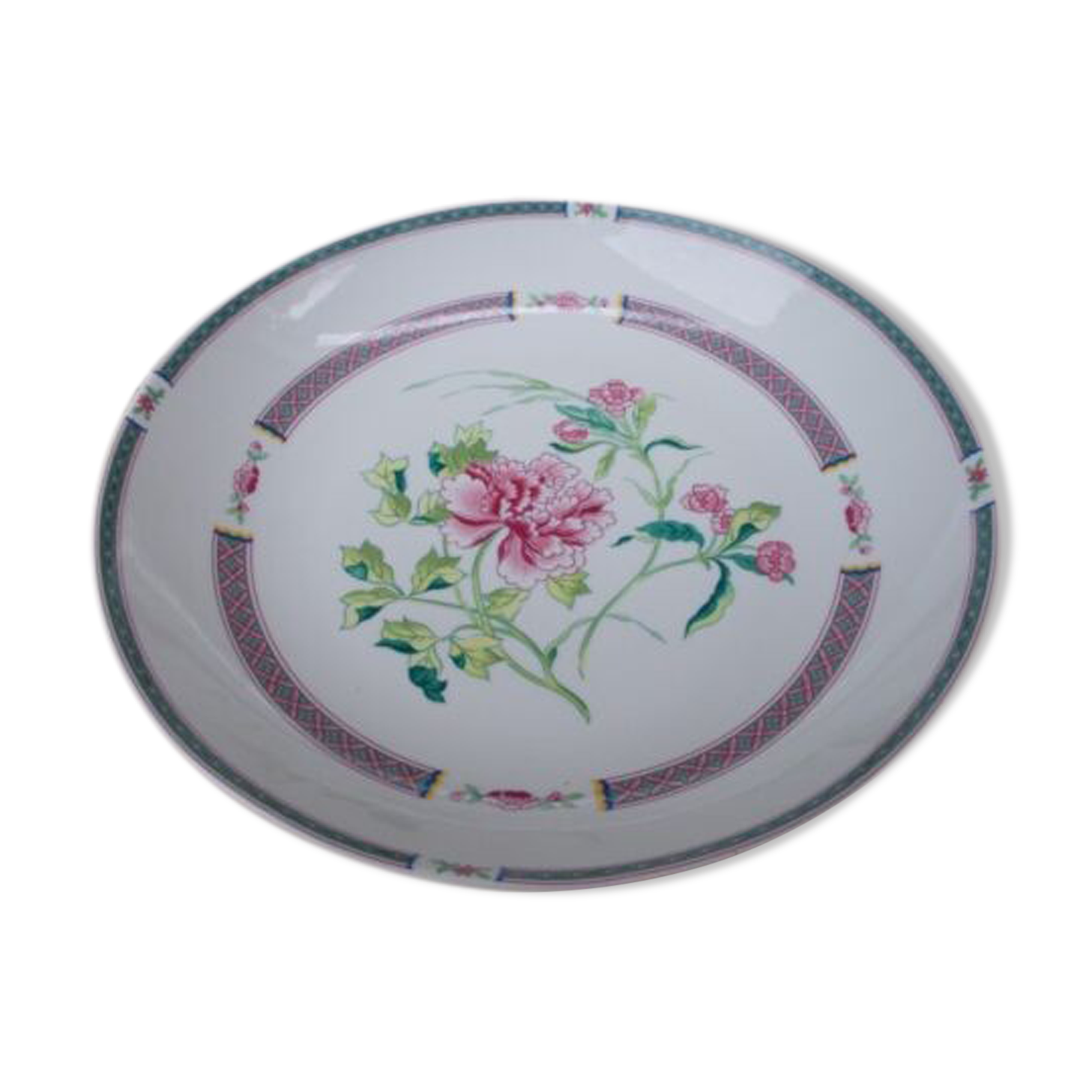 1 round hollow dish Limoges Porcelain with Unicorn China Imperial