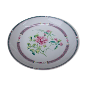 Plat rond creux Limoges Porcelaine à la Licorne Chine Impériale