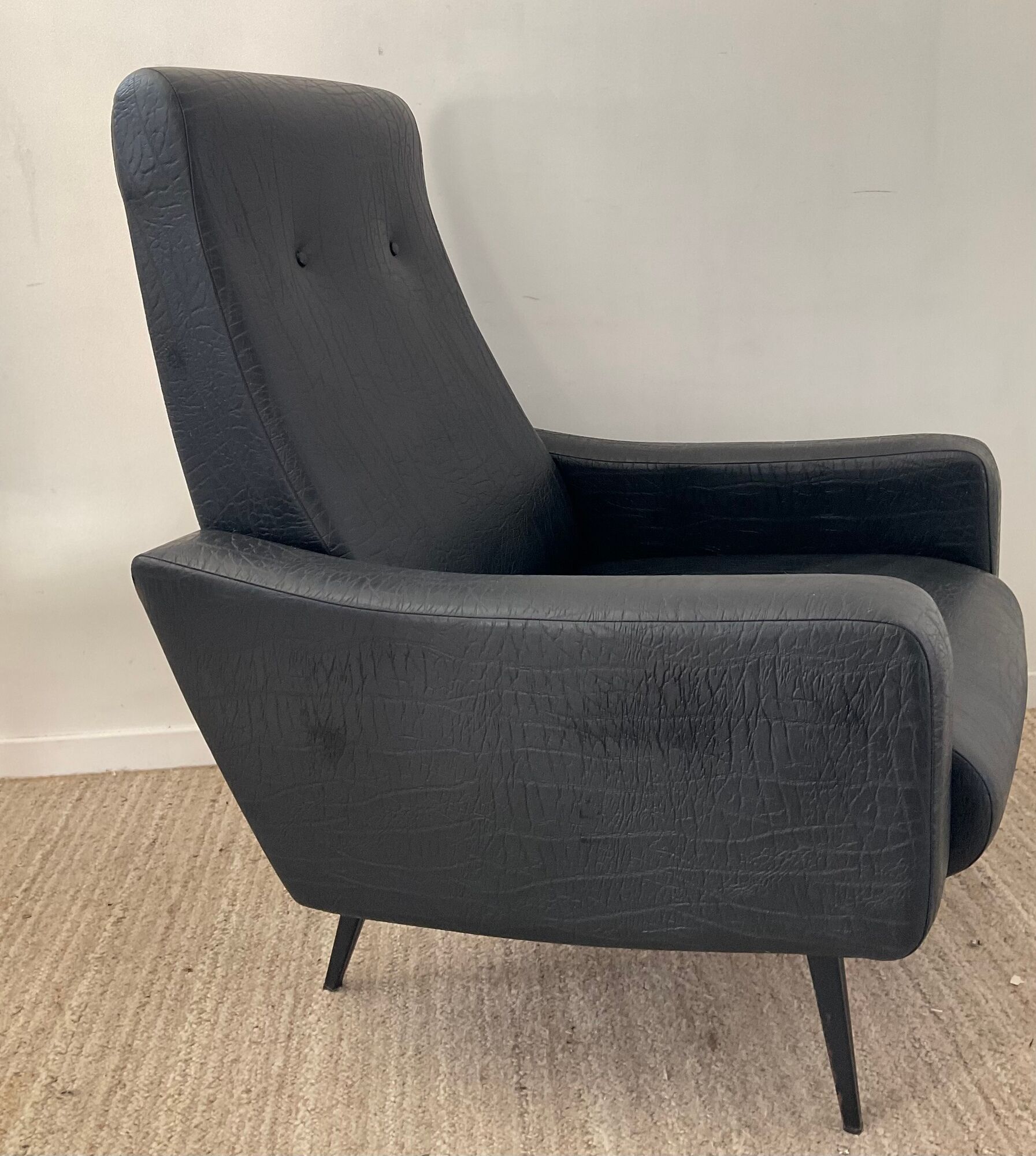 Pair of vintage folding armchairs from the 50s and 60s