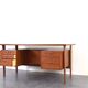 Mid-Century Danish Teak Executive Desk by Kai Kristiansen for FM Møbler