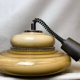 Acrylic retractable pull down pendant lamp