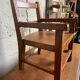 Wooden children's chair from the 50