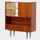 Buffet haut en teck du milieu du siècle, années 1960
