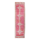 Super Soft Pink Turkish Vintage Runner Rug, 95x337Cm