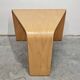 Postmodern side table made of beech plywood by Ekornes Stressless from the 1980s.