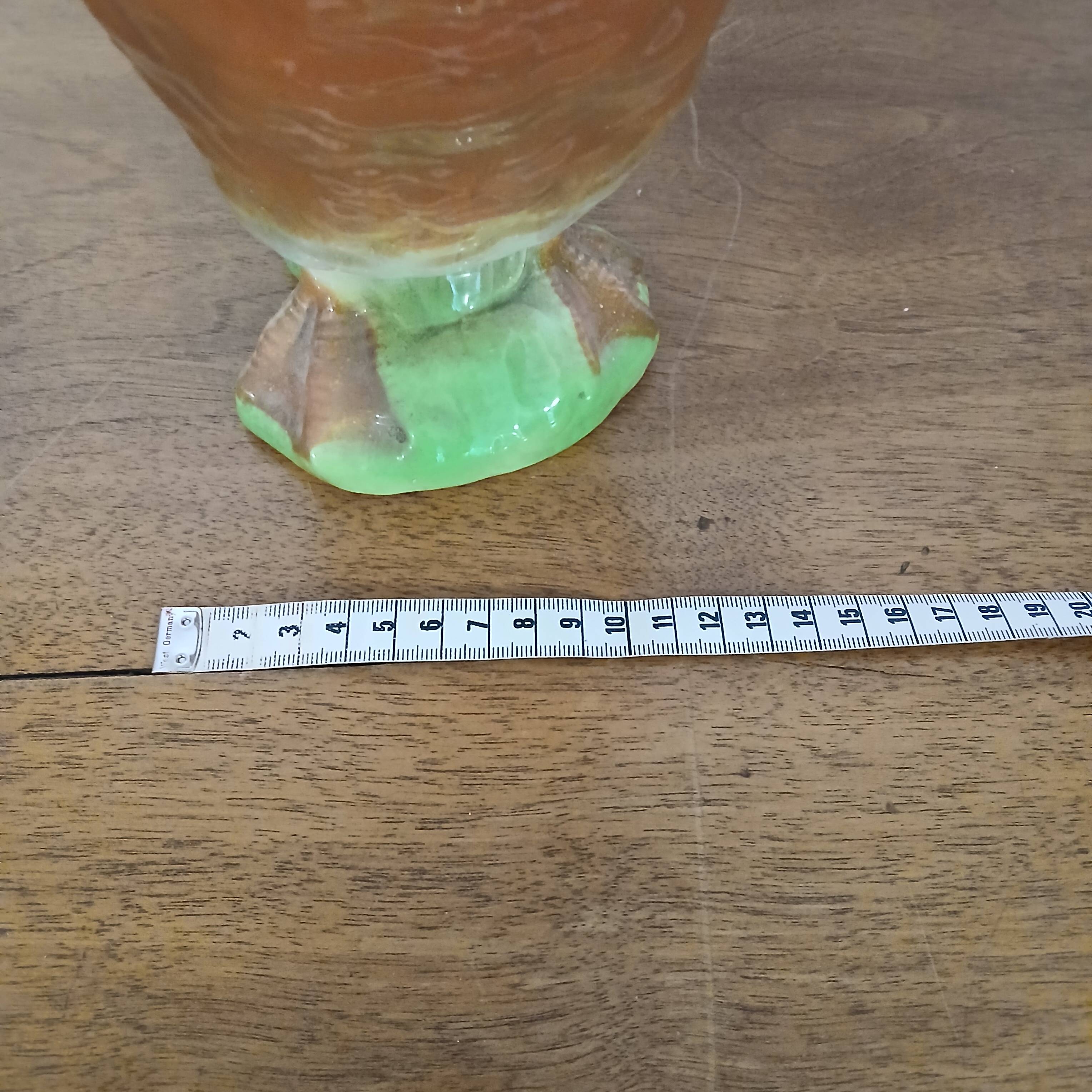 pichet canard en barbotine