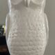 Vintage glazed ceramic owl umbrella stand