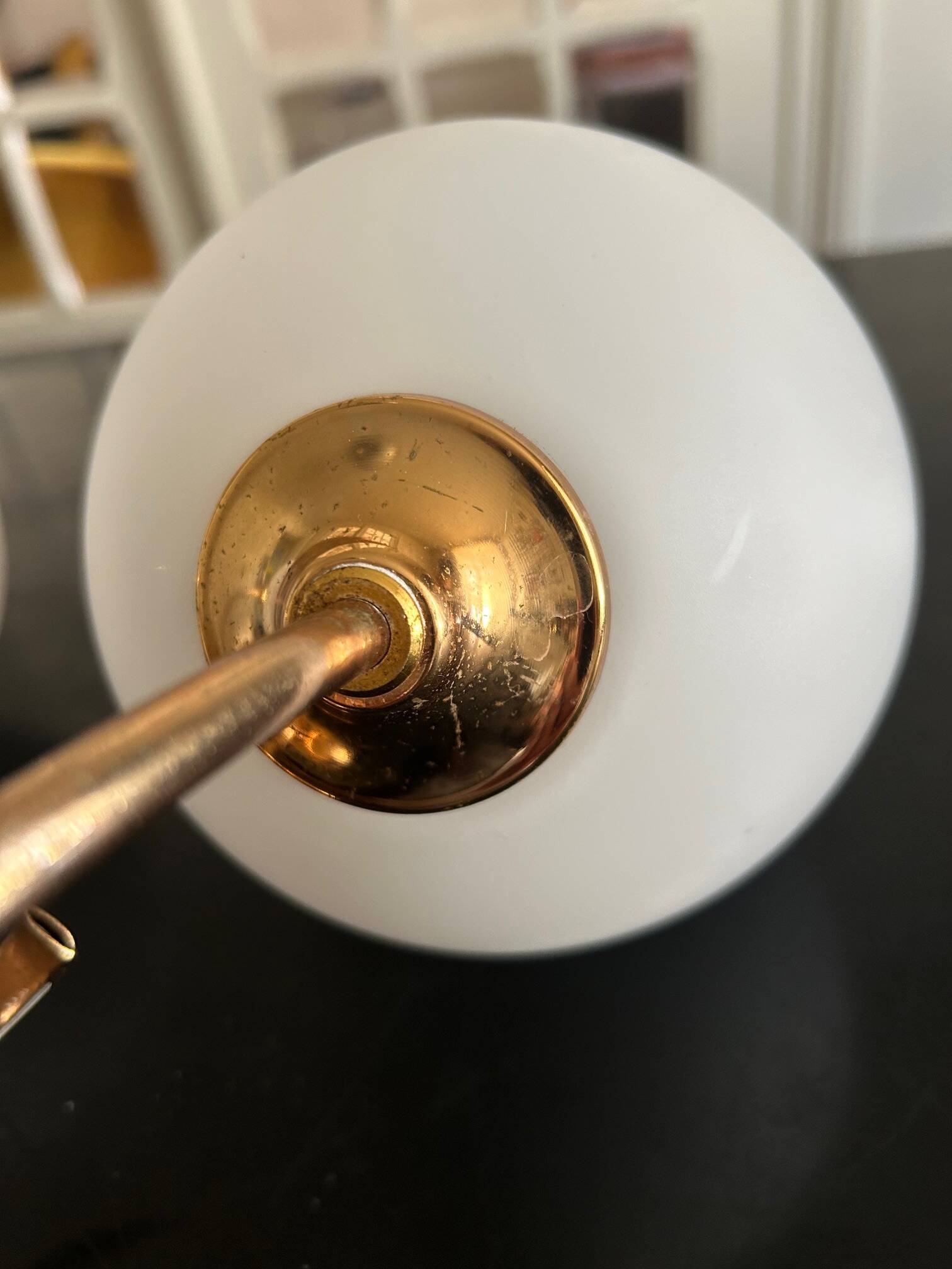 1950 two-light wall lamp