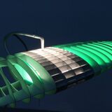 Titania Terra floor lamp, postmodern Italian design by Alberto Meda and Paolo Rizzatto for Luceplan.