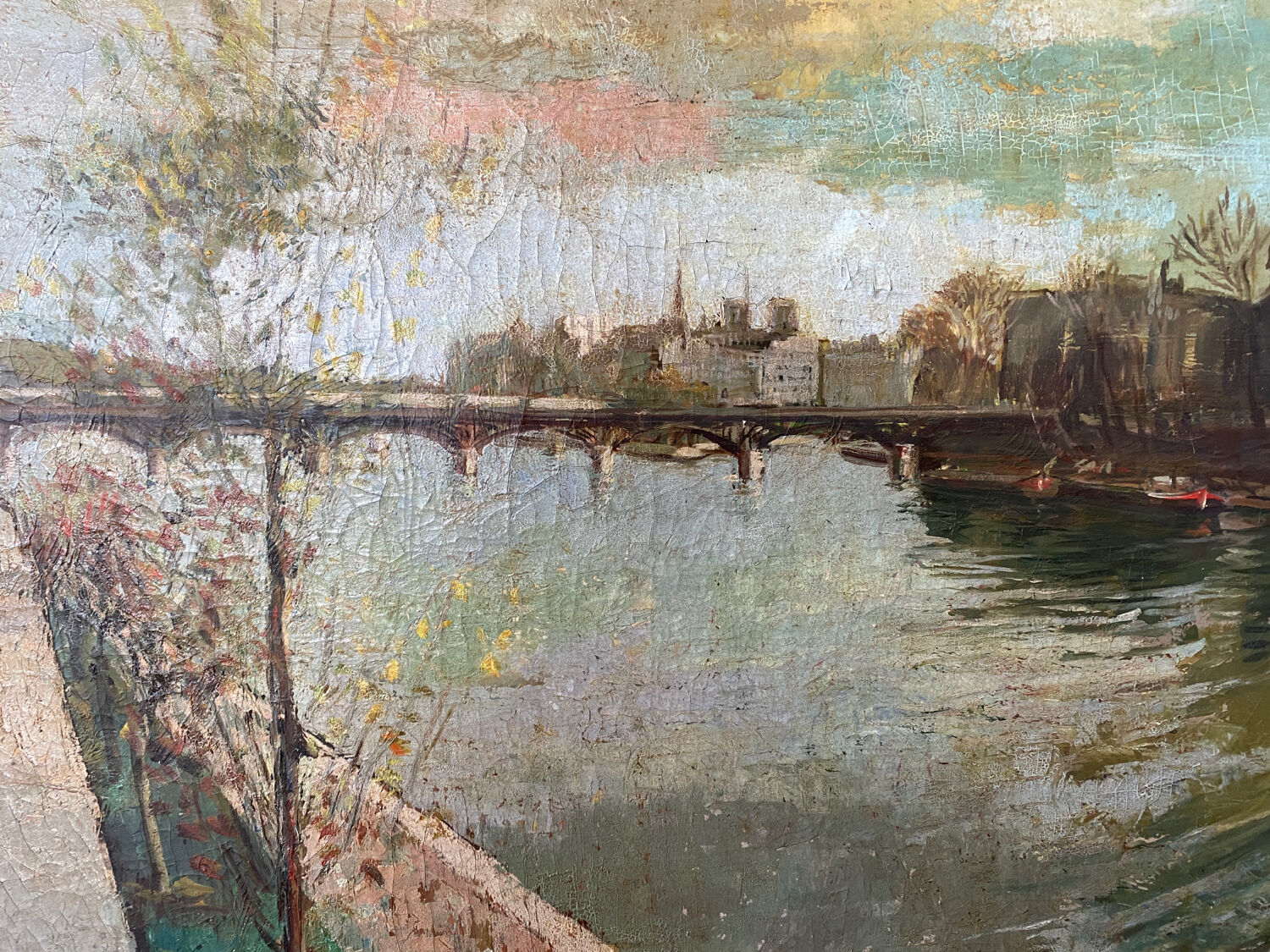 Landscape of Paris and the Seine