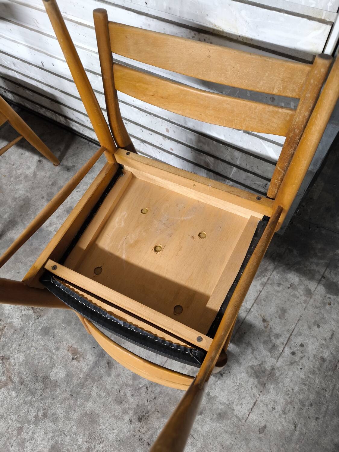 6 chaises scandinave vintage