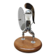 Vintage unique Italian metal figure table lamp