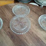 Set of six vontahe glass bottle rest