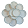 12 flat plates in ironstone from Badonviller