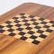 Writing desk and gaming table in walnut
