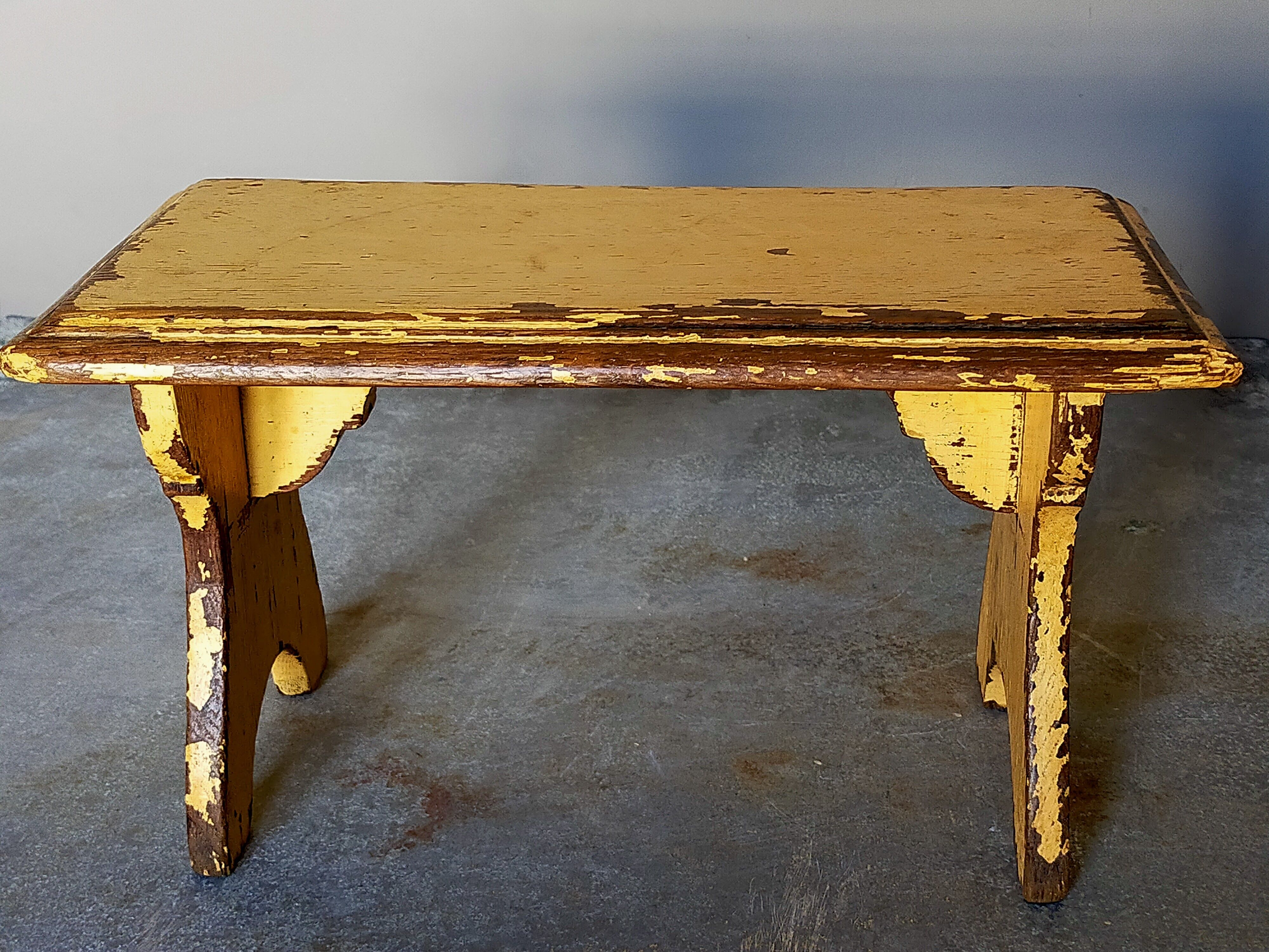 19th-century foot restings with old patina