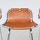 Charlotte Perriand leather bar stools Les Arcs Ski Resort France 1960