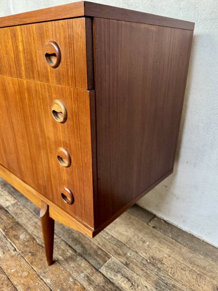 Petite enfilade vintage en teck 200 cm