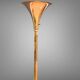 Lampadaire italien des années 30 epoque art deco en cuivre et laiton de 175