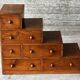 Mid-Century Japanese staircase furniture in solid wood