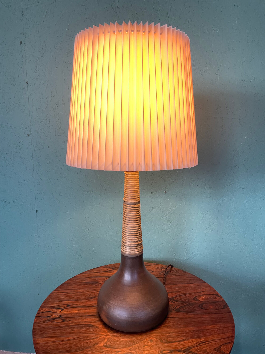 Herman A. Kähler for Le Klint Pottery Table Lamp