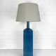Lampadaire Le Klint Modèle n° 357 en céramique bleue, grès émaillé, Danemark