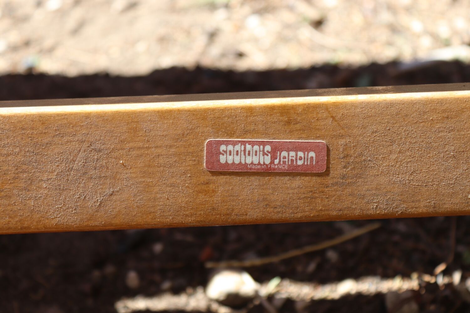 Folding bench sodibois 70s