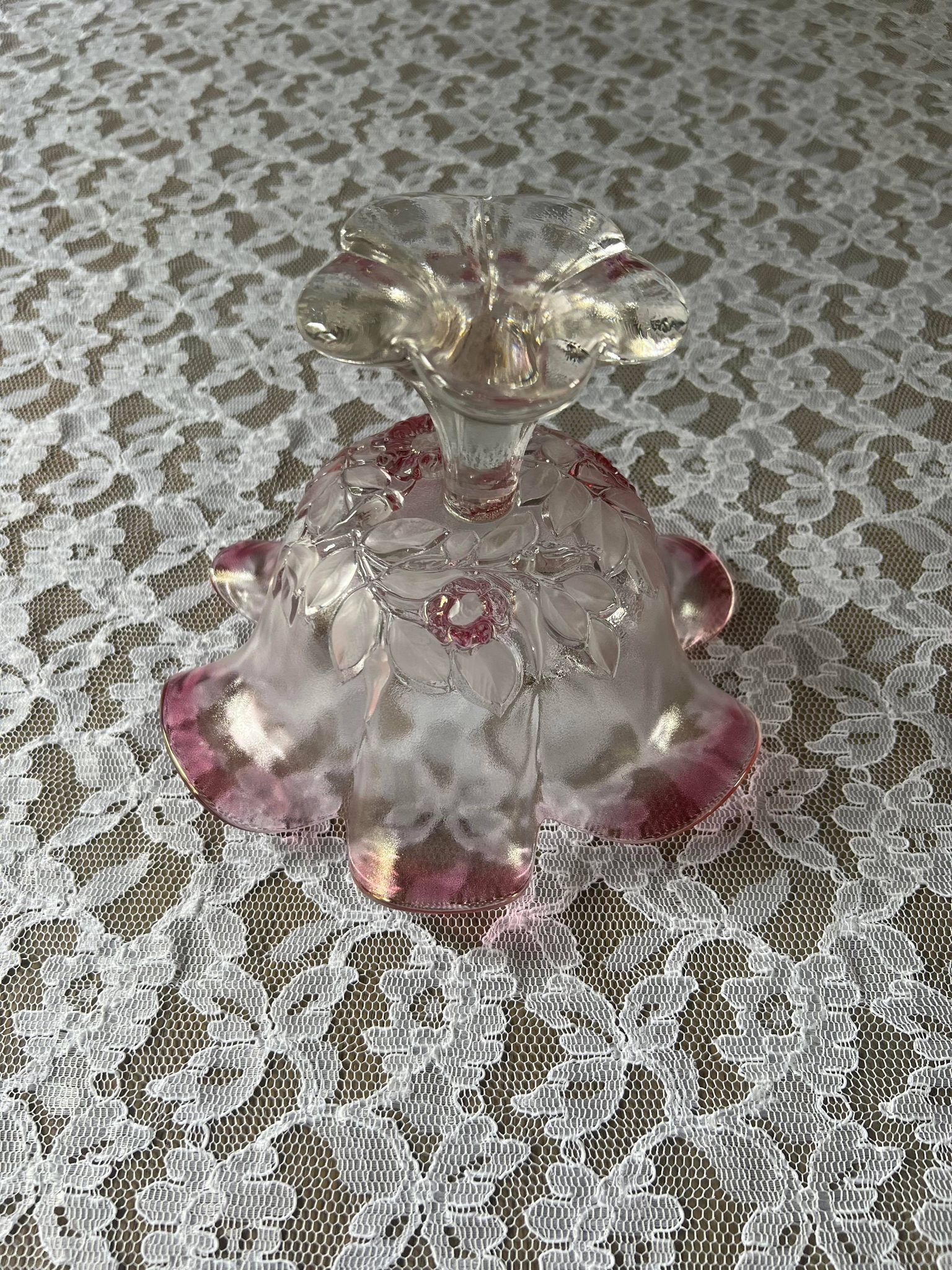 Empty glass cup pocket