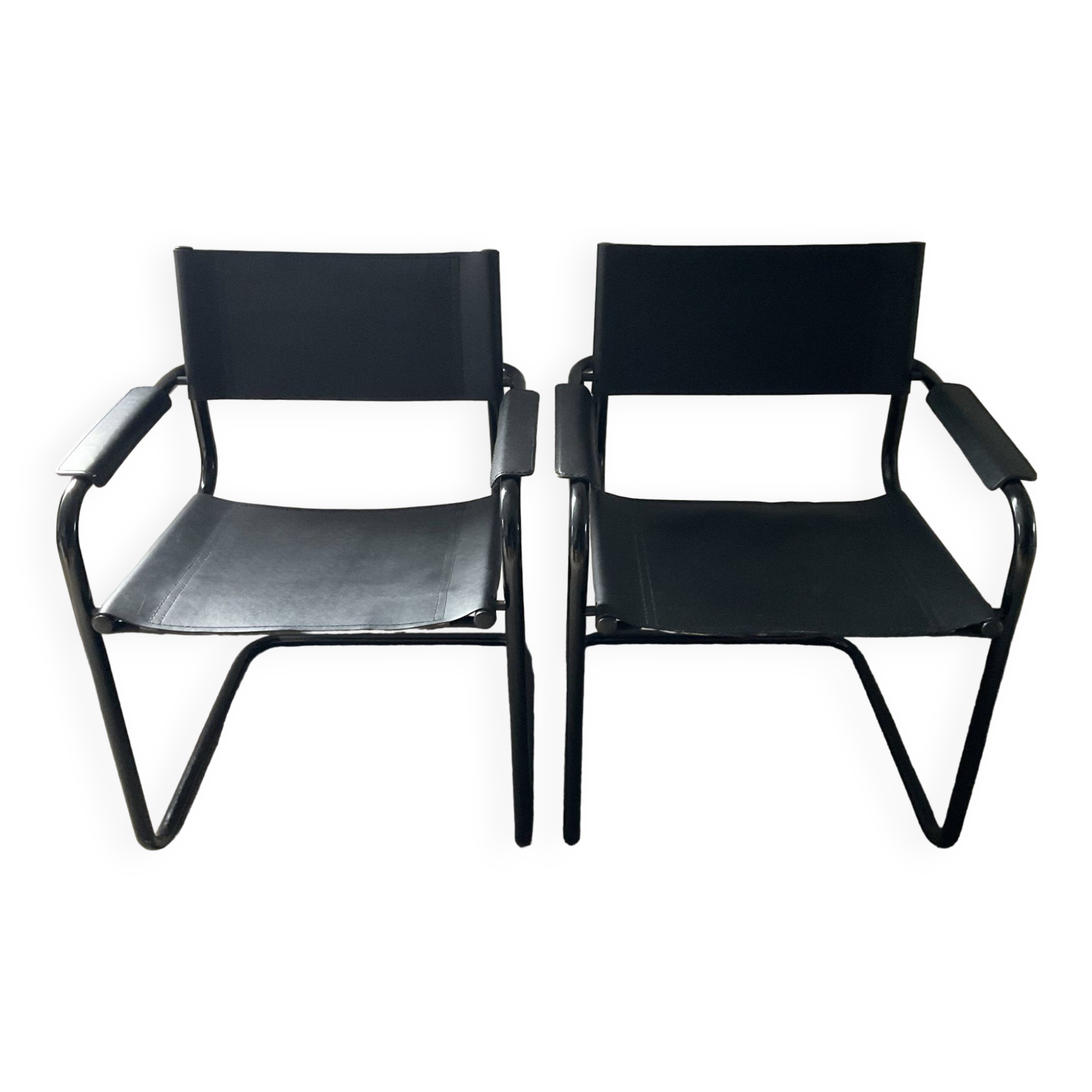 Pair of vintage Cantilever chairs from the 70s-80s