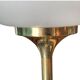 Art Deco floor lamp in brass and opaline glass - 130 cm