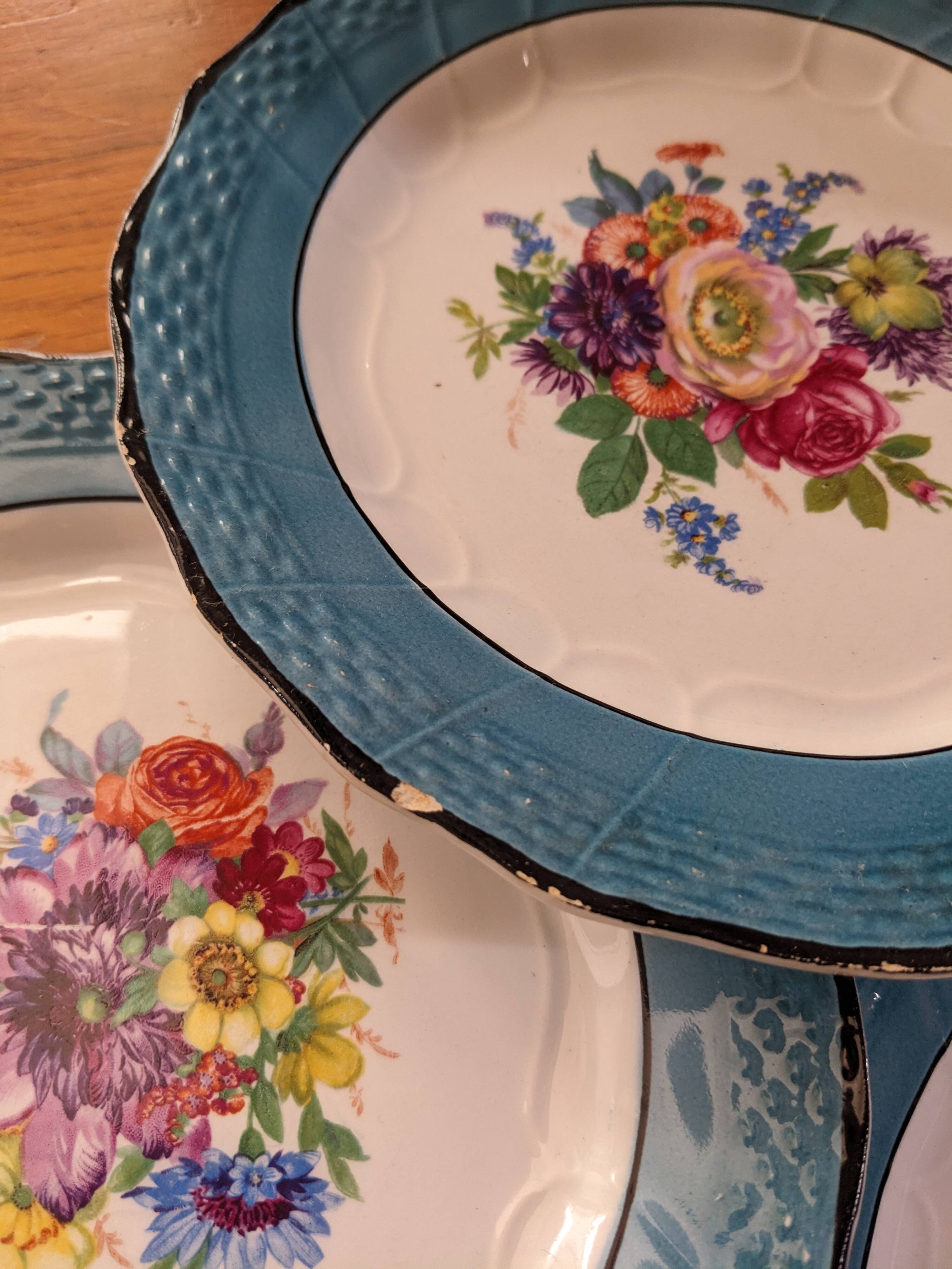 Moulin des Loups Terre de Fer dessert plates