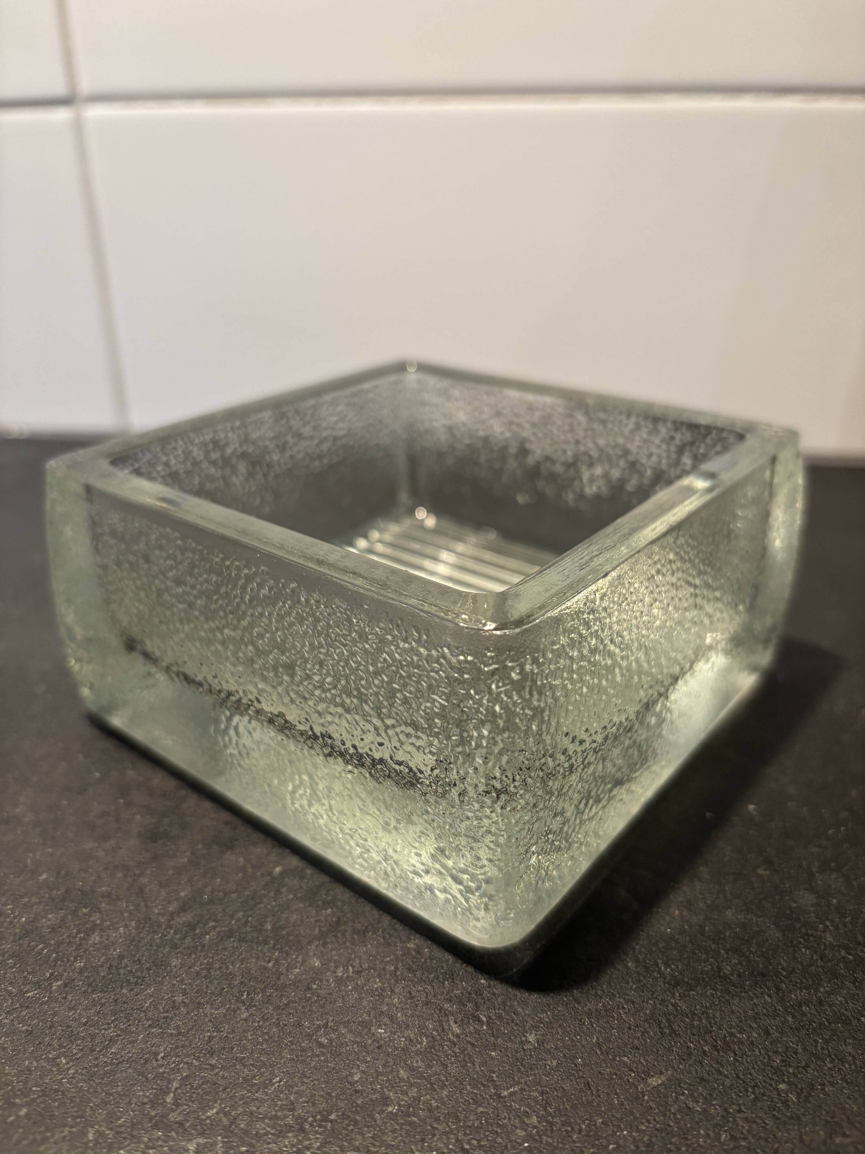Pocket Ashtray Glass Block LUMAX - Le Corbusier