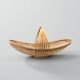 XXL - Oblong wicker basket with vintage handles 60s wicker boat basket