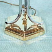 Vintage brass table lamp in Hollywood Regency style from the 50s/60s.