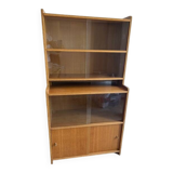 Bibliothèque vitrine années 60