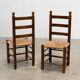 Ensemble de six chaises de salle à manger françaises par Charles Dudouyt