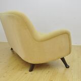 Canapé vintage en velours par Berga Mobler Suède 1940s