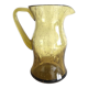 Biot bubbled glass pitcher